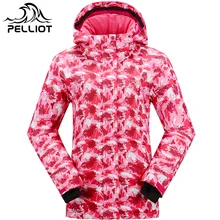 Женская водонепроницаемая уличная лыжная куртка, зимняя уличная походная или походная куртка, куртка для сноуборда,,, Pelliot