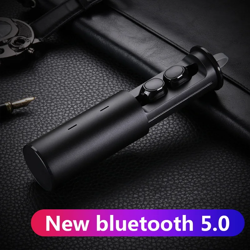 

YISHANGOU TWS19 Mini Double Ear Wireless Bluetooth 5.0 Stereo Earphone Earbuds Headsets With Charging Box For iPhone Android