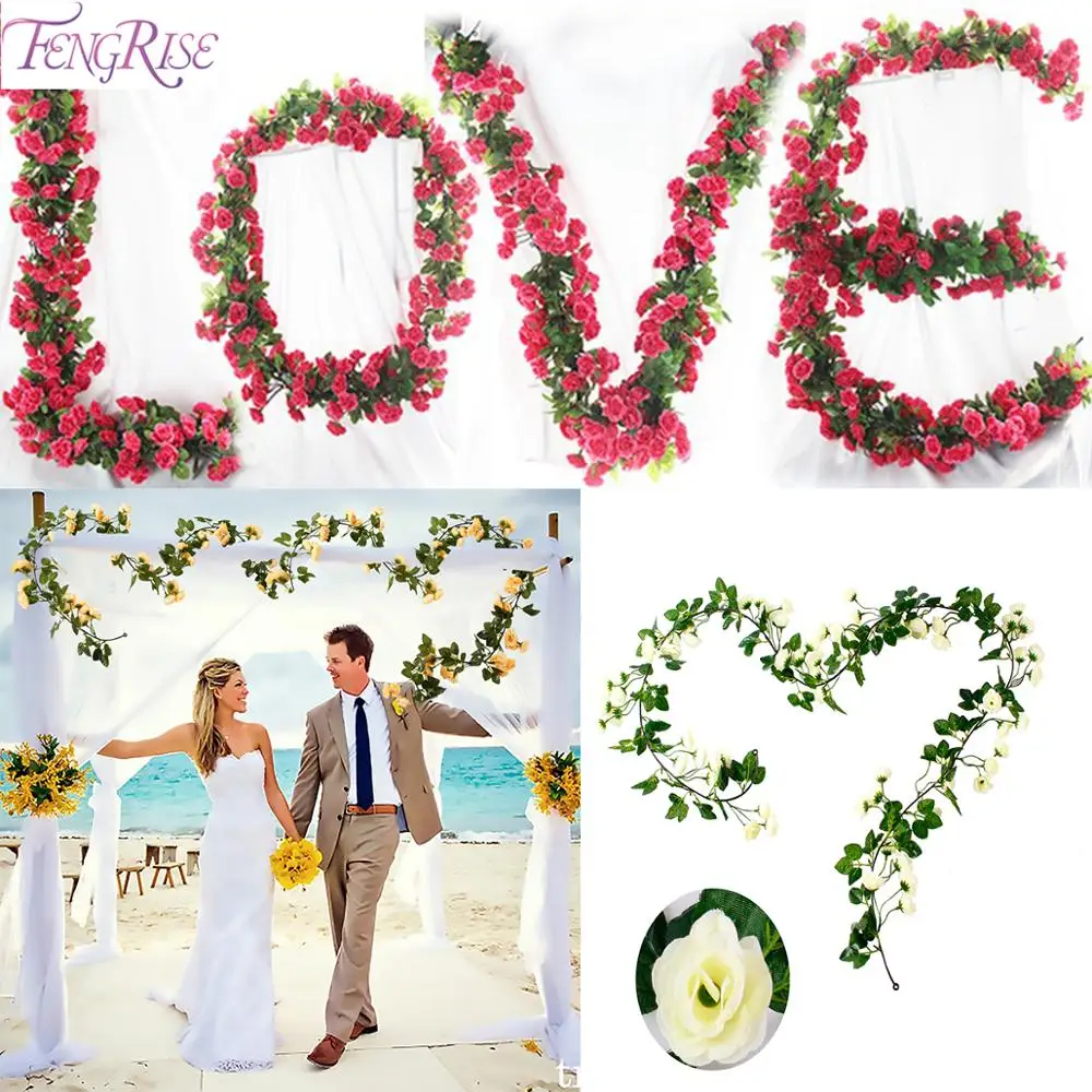 

Artificial Flowers For Wedding Flowers Garland Leaves Decorative Flowers Artificial Decoration Wedding Birthday Party Decor Room