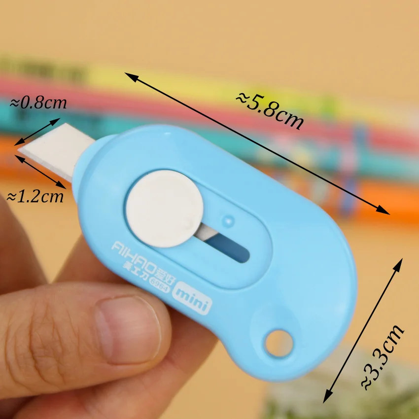 1 шт. офисный, чтобы узнать принадлежности универсальный нож милый канцелярский нож для резки s из нержавеющей стали резак для бумаги Escolar Papelaria