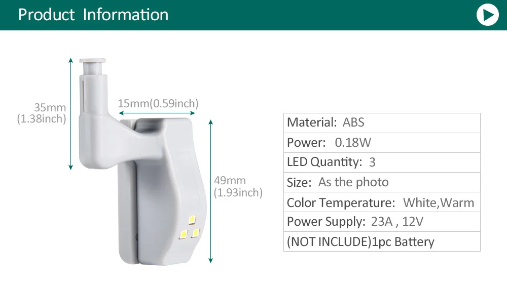5 шт. светодиодный встроенные в петли светильники под шкаф светильник s внутренняя дверная петля светодиодный светильник с датчиком Шкаф ночной Светильник s теплый белый