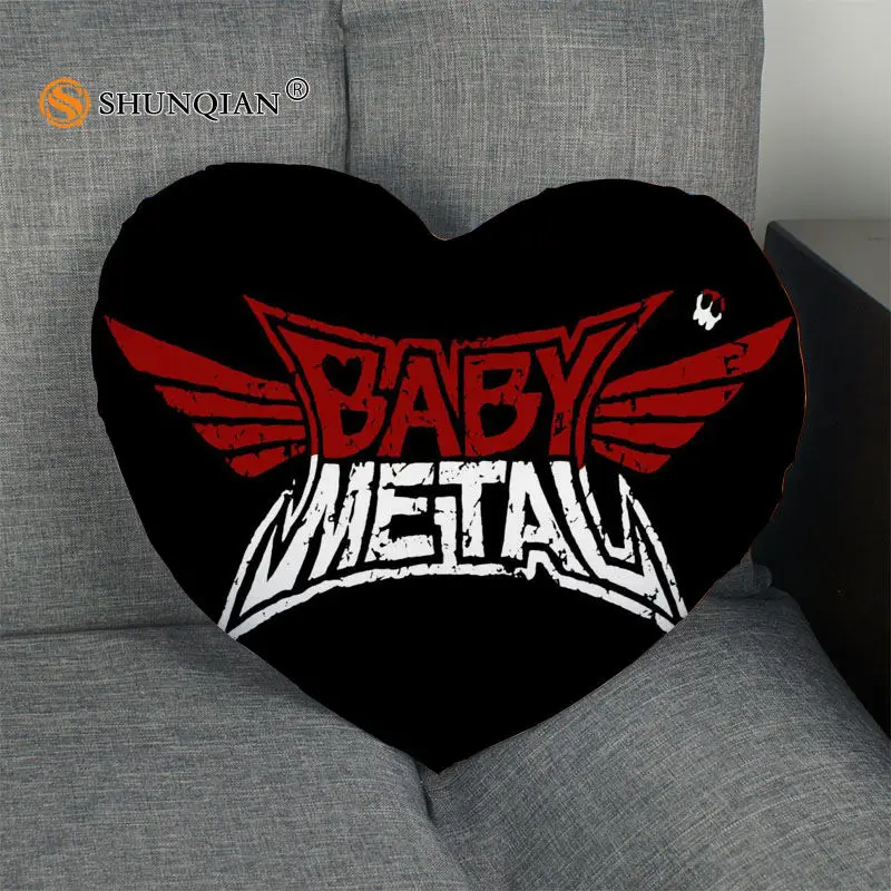 Новое поступление на заказ Наволочка молнии babymetal в форме сердца наволочка