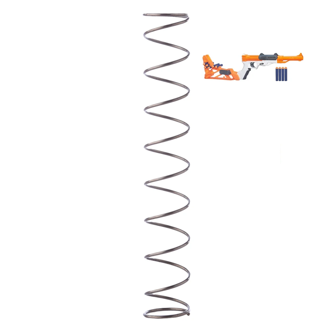 

NFstrike Modified 7KG Upgraded Spring for Nerf N-Strike SharpFire Blaster - Silver