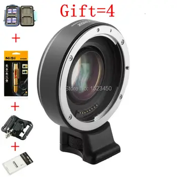 

VILTROX EF-E Auto-focus AF Mount Adapter Focal Reducer Booster Adapter for Canon EF to Sony E-mount APS-C Camera NEX-7 NEX-6 A7