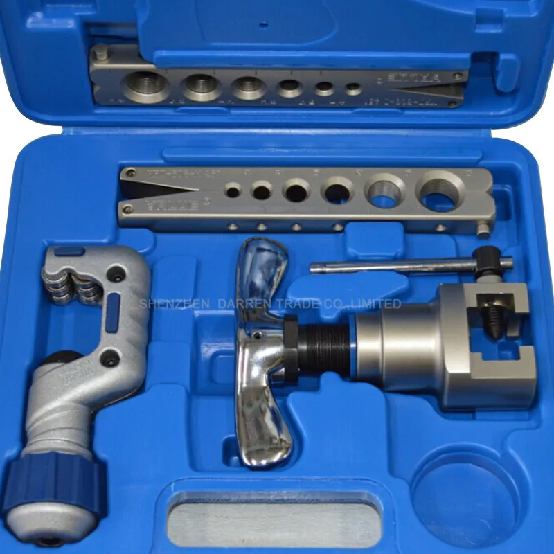 1 шт. VFT-808-MIS эксцентриковый развальцовочный инструмент для охлаждения содержит труборез РЕФРИЖЕРАТОРНЫЙ ремонт инструмент