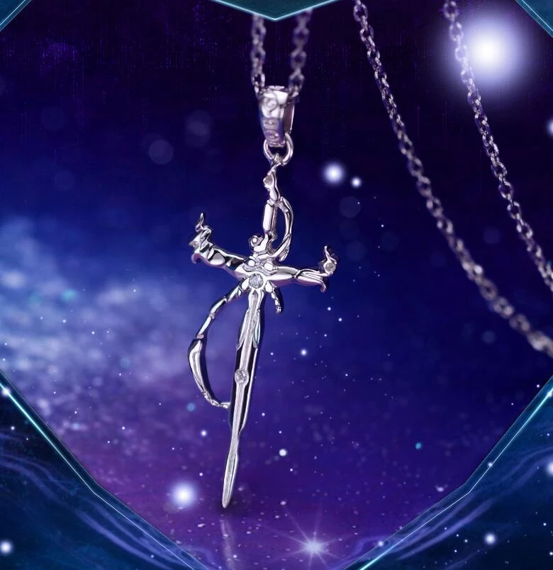 K Isana 八代ネックレスペンダント剣ダモクレスの宝石のコスプレ誕生日ギフト ペンダントネックレス Aliexpress