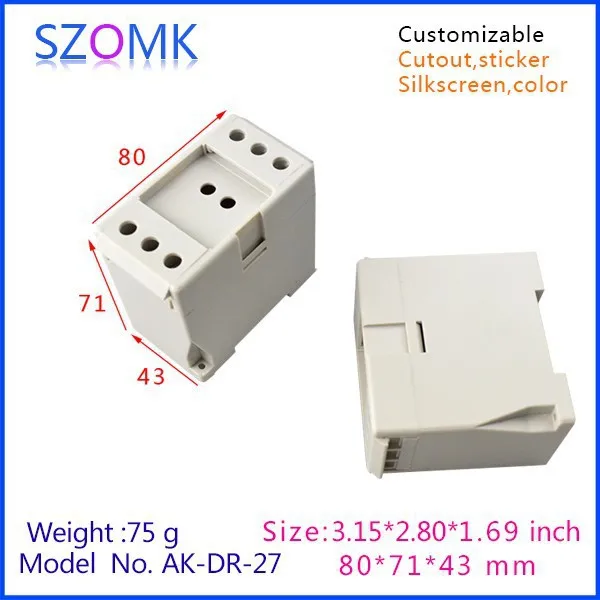 Buy 1 piece, 2015 new abs electrical din rail boxes 80