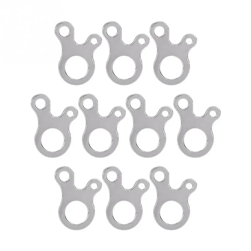 10pcs Quick Knot Tent Wind Rope Buckle 3 Hole Anti slip