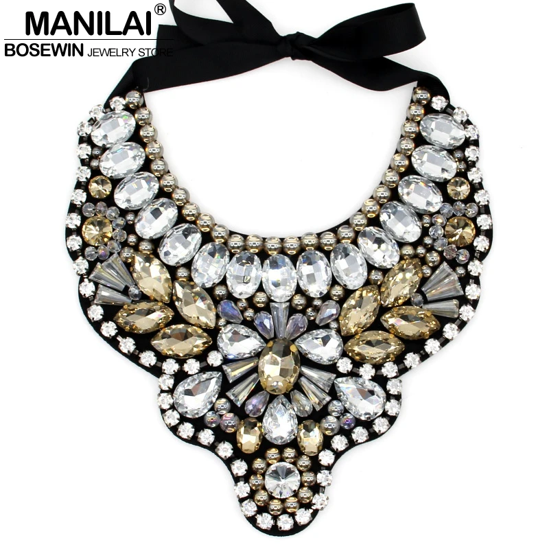 Женское Ожерелье MANILAI длинное ожерелье ручной работы с кристаллами|bijoux femme|bijoux