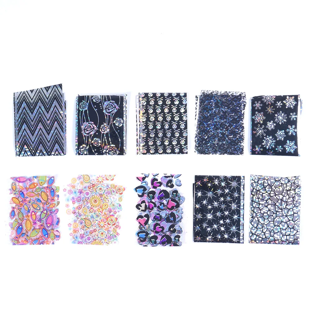 

20Pcs Foils Finger DIY Nail Art Sticker Decal Water Transfer Stickers Tips Decoration