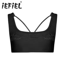 Мужская майка облегающая Талия гладкая мягкая атласная Цветочная кружевная широкая бретелька без косточек бюстгальтер для сна Топ