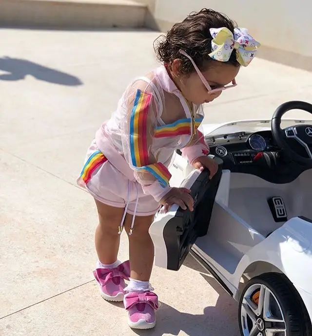 3Pcs Toddler Girl Clothes 2019 Summer Kid Rainbow Sun Protection Clothing Vest Shorts Children Set Outfits Sports Suit For Girls (2)