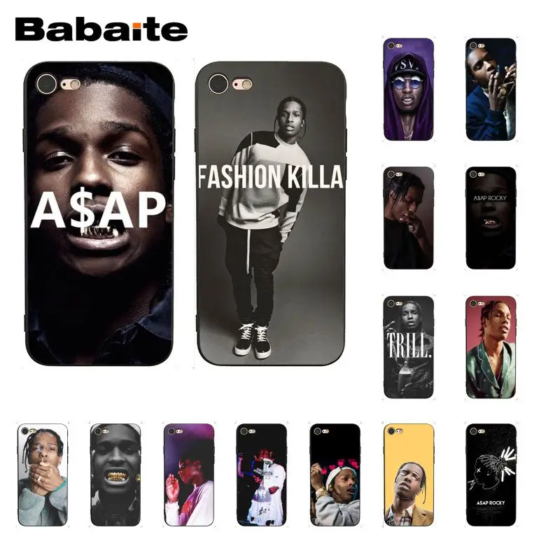 

Babaite ASAP Rocky Rapper Phone case for iphone 11 Pro 11Pro Max 6S 6plus 7 7plus 8 8Plus X Xs MAX 5 5S XR