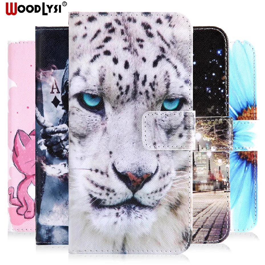 PU Leather Phone Case For Huawei P30 Lite MAR-LX1 Flip Cover Painted Pattern for Coque | Мобильные телефоны и аксессуары