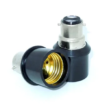 

10PCS B22 to E27 converter socket base LED light lamp aging lamp holder adapter LC012
