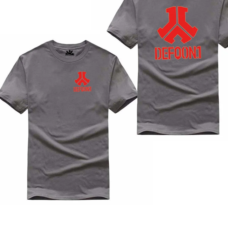 Летние Defqon1 футболка из 100% хлопка с принтом Для мужчин женские футболки camisetas hombre с короткими рукавами модная повседневная футболка Для