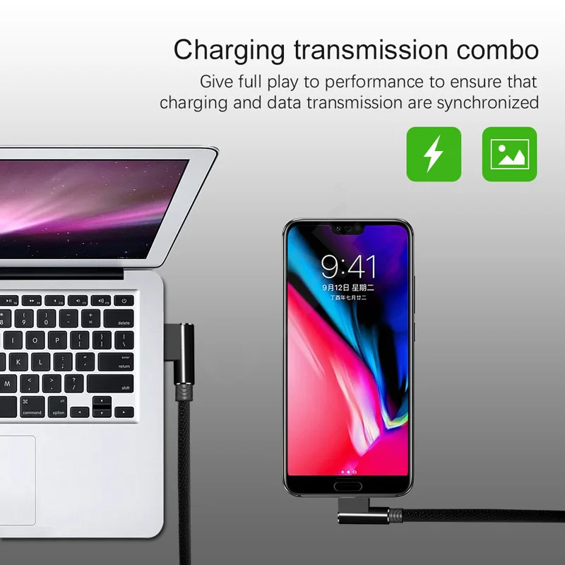 Micro-USB-Cable-90-Degree-elbow-Nylon-Braided-1m-2m-3m-Fast-Charging-Charger-Data-cable(3)