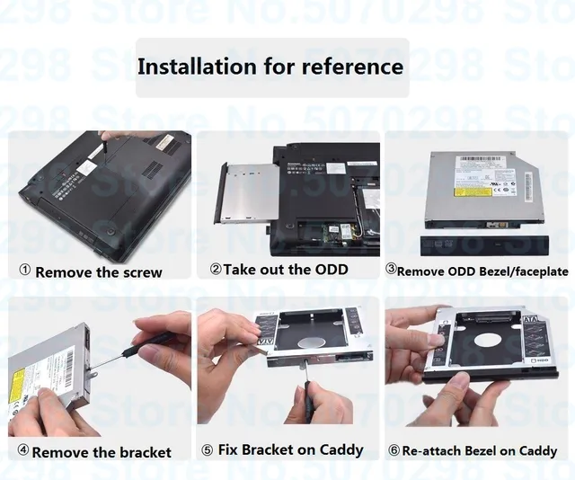 Laptop Dell Dell Inspiron 3537 Ssd Upgrade 2nd HDD SSD Hard Drive