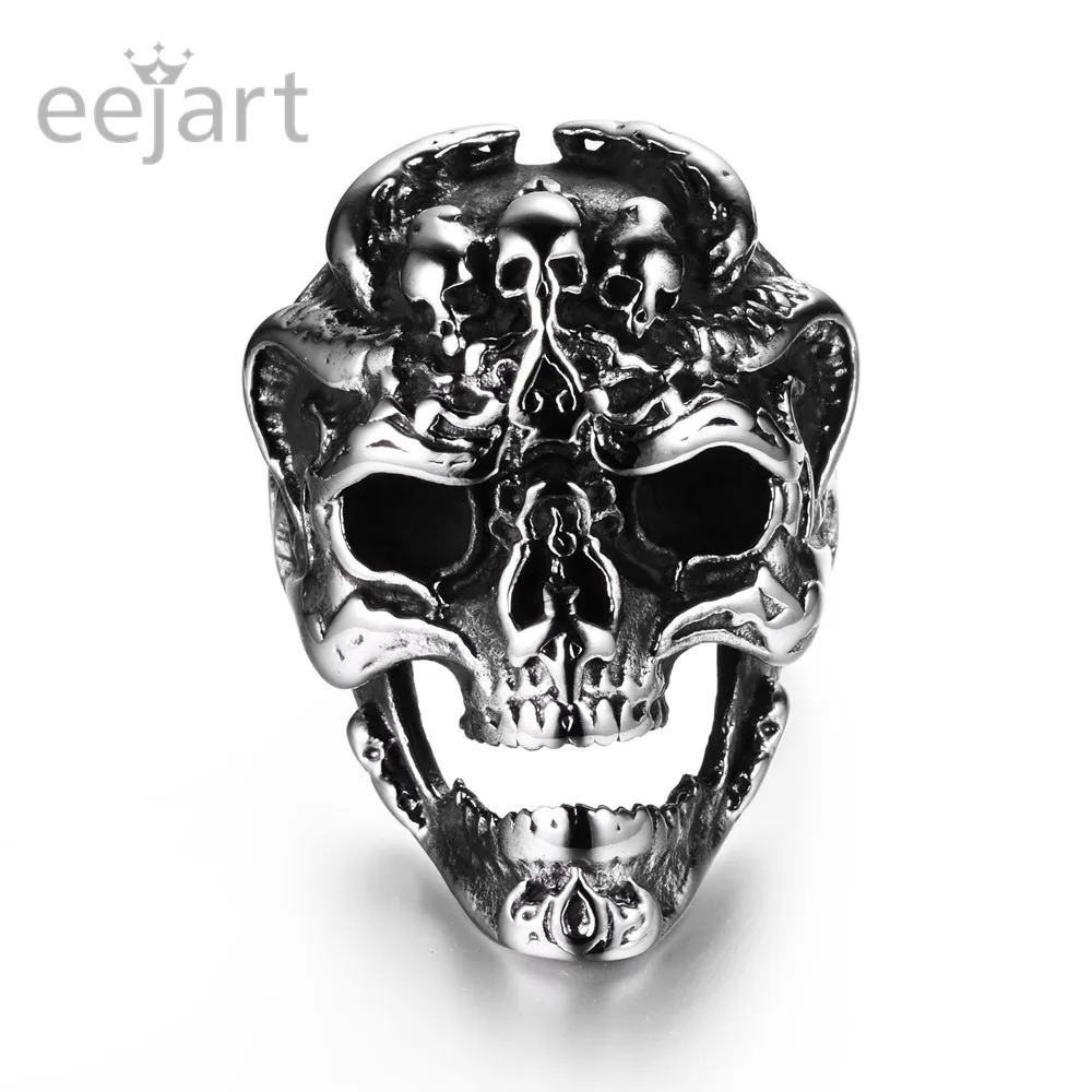 

Stainless Steel Dragon Skull Ring