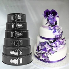 Живое дно пряжки торта формы круглые соты антипригарный замок легко чистить выпечки лоток выпечки формы поддержки оптом