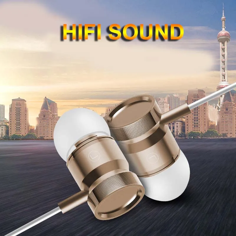 

In-Ear Earbud Earphone HiFi Stereo Metal Headset with Mic for Mstar S700 MSI GS60 2PM
