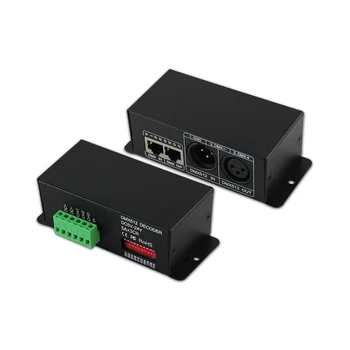 

BC-803 RGB DMX512 Controller DC5V-24V 5A*3CH Led PWM constant voltage DMX512 RGB Decoder for RGB Led Strip