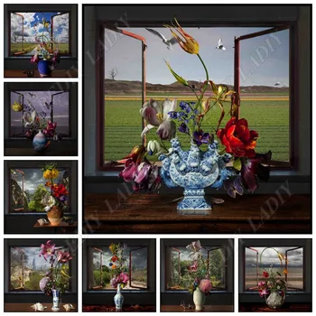 

Full Square / Round Diamond Painting Cross Stitch Kits DIY Diamond Embroidery Flowers Mosaic Pattern Picture of Rhinestones Arts