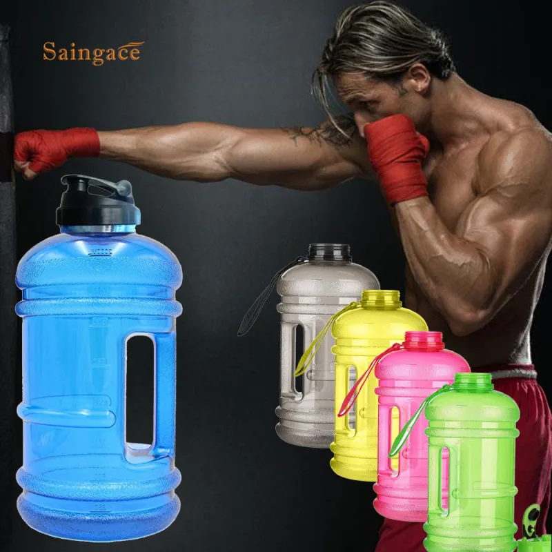 Saingace 2.2L большая Спортивная бутылка для воды, тренировочная бутылка для воды для улицы, портативная шейкер, Спортивная бутылка, BPA бесплатно, 1 шт., 1 шт