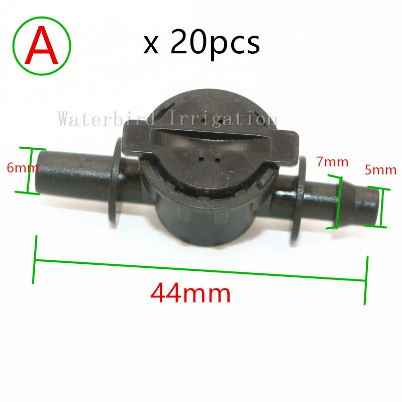 20 шт 1/" противокапельный разъем для предотвращения утечки воды капельного орошения фитинги микро аксессуары для разбрызгивателей