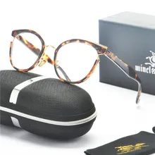 MINCL дизайн Модные женские сексуальные кошачьи маленькие оправы для очков мужские и женские оптические женские очки компьютерные очки с коробкой NX