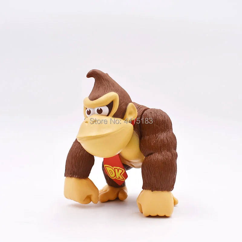 15 cm  Anime Super Mario Bros Donkey Kong PVC Action Figure Doll Collectible Model Toy Christmas Gift For Children