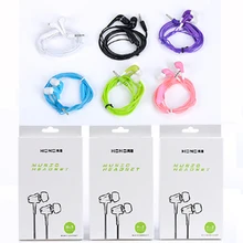 50 шт. проводные наушники прозрачный шнур управления с гарнитурой наушники с микрофонным микрофоном и музыкой Универсальный