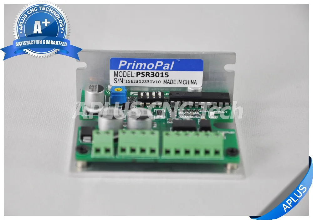 

PrimoPal PSR3015, 2 Phase NEMA 8 / 11 / 14 / 16 / 17 Stepper Motor Driver, Up to 30VDC / 1.5A / 16 microstep