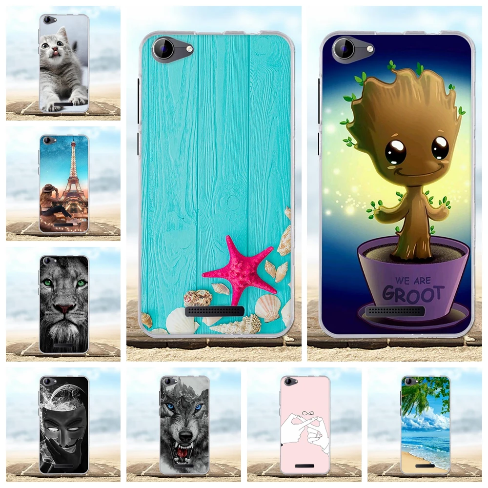 

For BQ S 5059 Strike Power Case Slim Soft TPU Silicone For BQ-5059 Strike Power Cover Cartoon Pattern For BQS 5059 BQ 5059 Shell