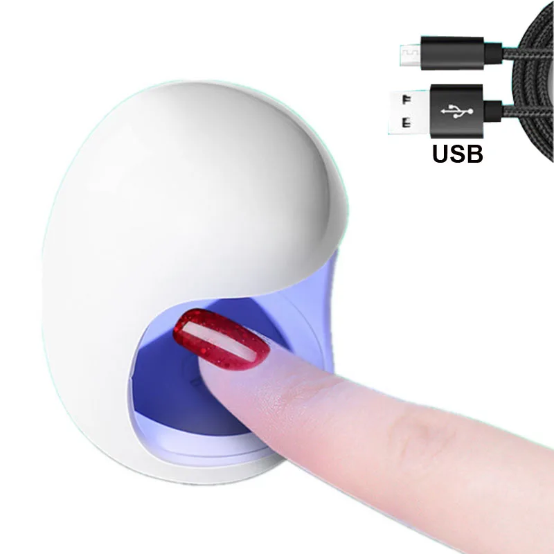 

Portable And Convenient 9W Mini USB UV LED Lamp Nail Dryer Nail Gel Curing Lamp Light Nail Gel Polish Dryer Nail Art Machine