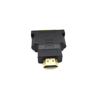 

100pcs HDMI Male to DVI Female 24+5pin Adapter HDMI Extend Cable Converter Connector for HDTV LCD