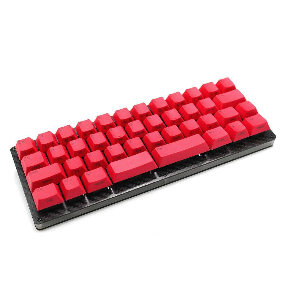 YMDK 40% толстый PBT OEM профиль Вишневый профиль Keycap набор для 40% AMJ40 YMD40 Мини Милая механическая клавиатура