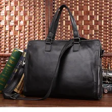 JMD 2016 New Arrival 100% Leather Briefcases Men’s Cow Leather Messenger Shoulder Bag Handbags Travel Bags 7185