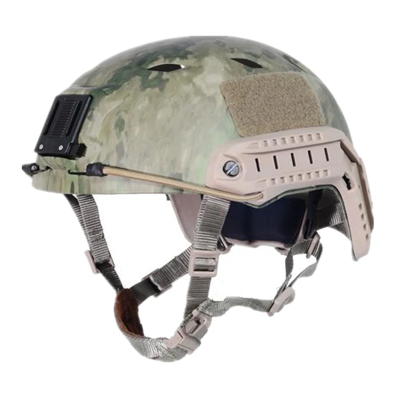 Тактический Защитный прыгающий шлем ACH базовый спортивный Быстрый Шлем BJ военный TACS CP ACU лесной пустыни FG HLD TYPHON Размер LXL - Цвет: AT FG