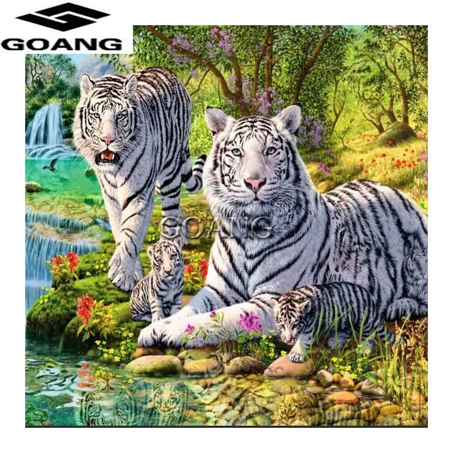 

5d Diamond Painting Cross Stitch kits tiger Animal Diamond Mosaic diy Diamond Embroidery Room Decoration
