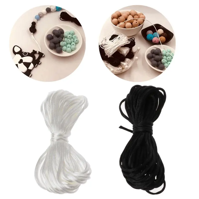 

Baby Teether Accessories 5m 1.5mm Nylon Cord for Mom Making Teething Necklace