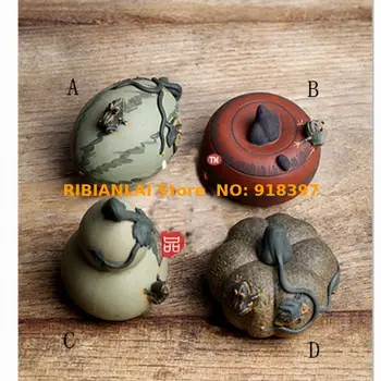 

Famous purple sand tea pets play furnishing articles tray decoration high quality goods blessing frogs hydraulic hoist