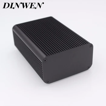 

1PC 118x80x45mm Full Aluminum Enclosure Case Amplifier Chassis Hifi Audio DIY Instrument Box Silver Black