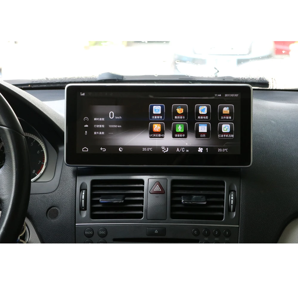 10 25 &quotAndroid Дисплей для Mercedes Benz C Class W204 2008 2010 автомобиля радиомонитор gps навигации