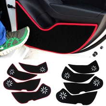 4 шт./лот авто-Стайлинг протектор боковой кромки защиты площадки защищены против kick коврики Обложка для Mazda M6 Atenza