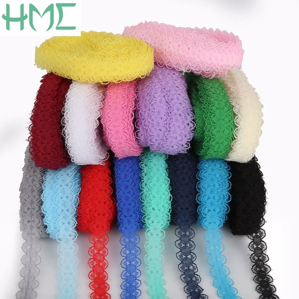 

Wholesale High Quality 5 yards lace ribbon, gems pattern width 15mm, DIY jewelry, clothing, wedding party decorations Hot Sale