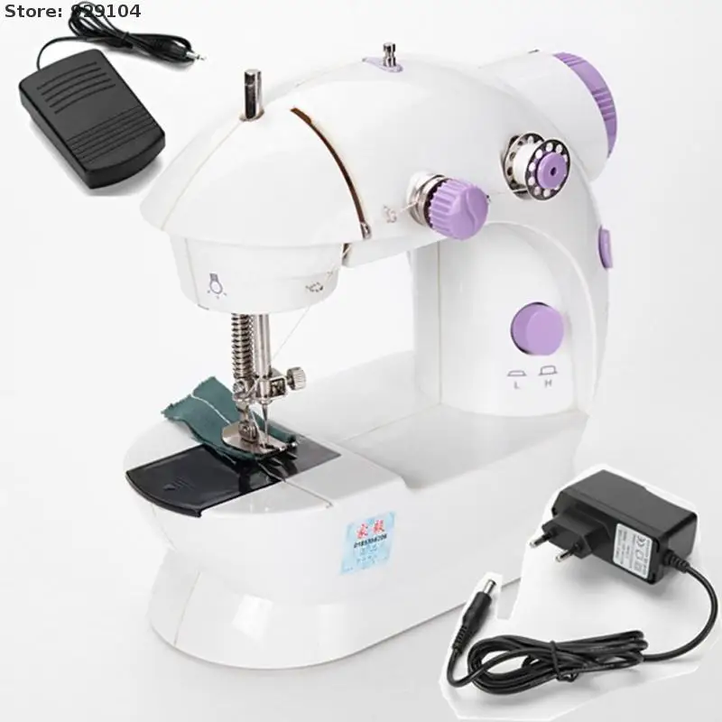 

Sewing Machines Handheld Thread Multifunction Automatic Tread Rewind Sewing Machine with LED EU Plug