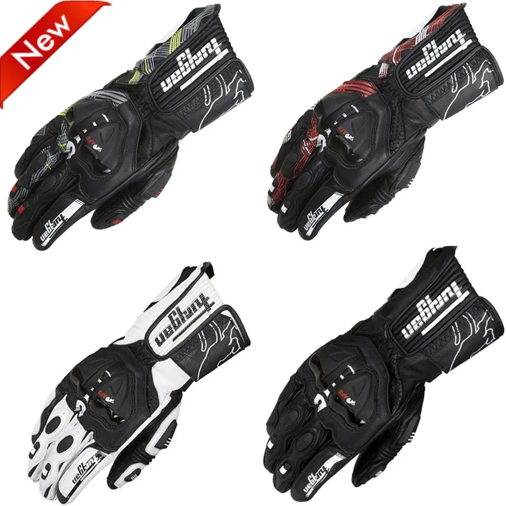 

2019 Purlicue for Furygan Leather Motorcycle Gloves Motocross AFS19 Racing Cross Country Yard team riding gloves moto gp