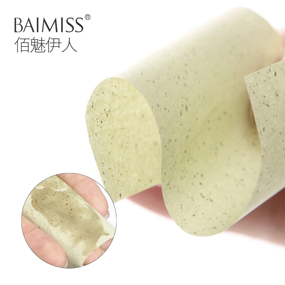 Baimiss Matcha фильтровальная бумага салфетки для удаления излишка масла глубокий очиститель лица контроль масла Инструмент средство от черных точек акне лечение 100 шт
