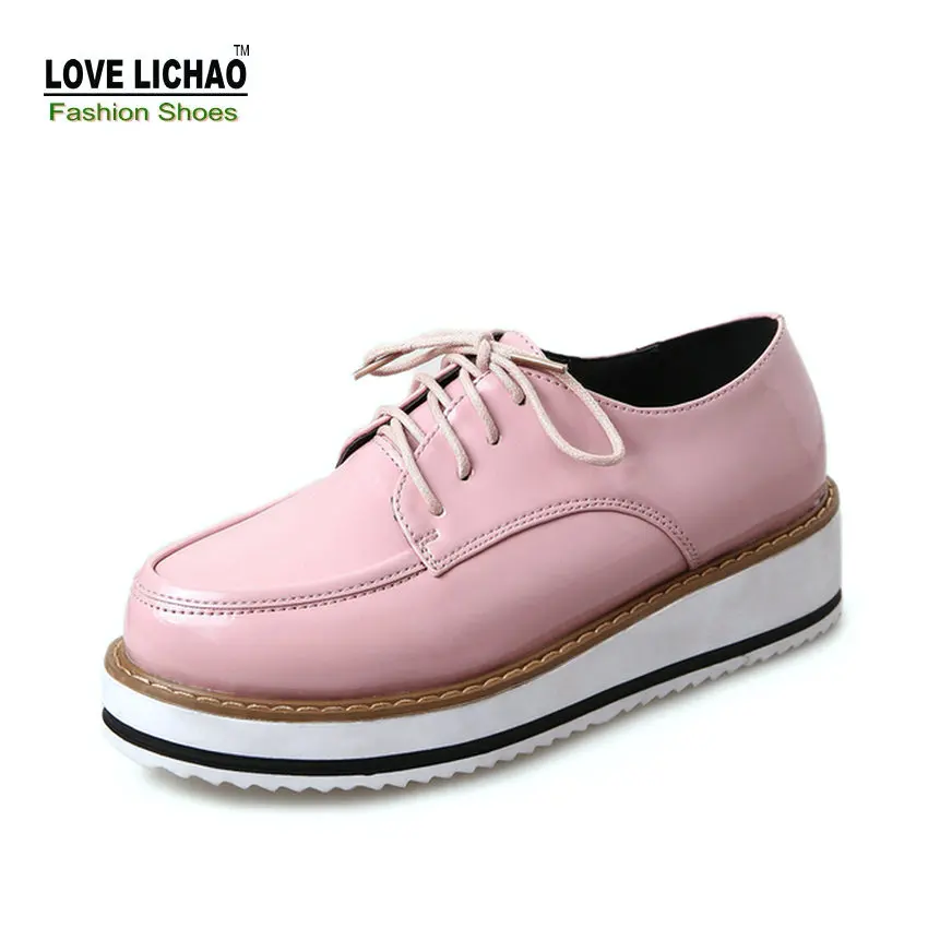 Round Toe Flat Platform Shoes Round Toe Flat Platform Shoes